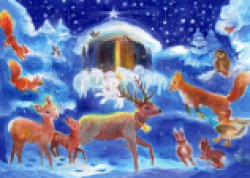画像1: アドベントカレンダーA-108 Christmas with the Animals