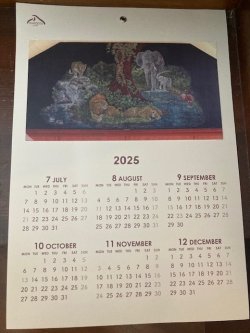 画像2: 黒板絵カレンダー2026